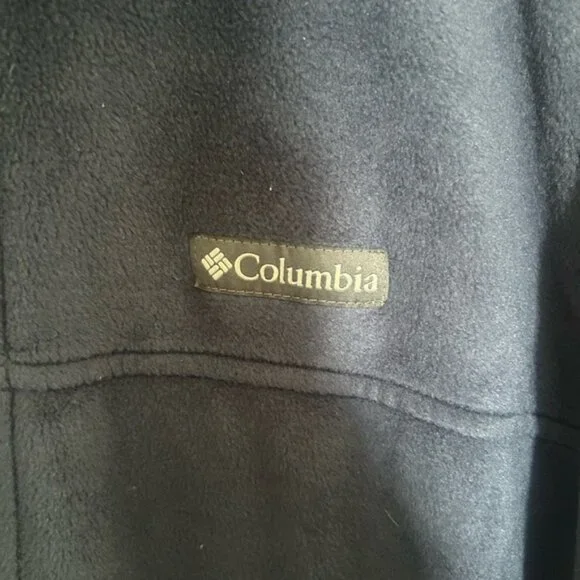 Columbia Navy Fleece Full Zip Jacket Men’s XL - Picture 3 of 4